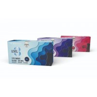 3D Dental Essentials Premium Level 3 Ear Loop Mask Lavender 50/Box
